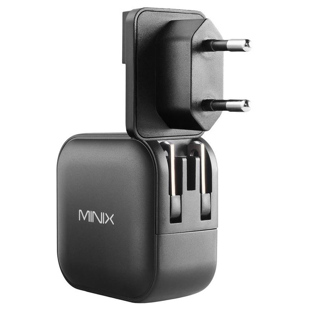 MINIX P1 65W 3-Port GaN Wall Charger with Multi-Protection Safety System