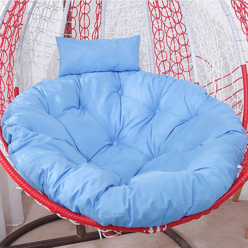 Rattan Swing Chair Cushion Hanging Egg Chair Soft Mat Pad Cover Inoutdoor Patio