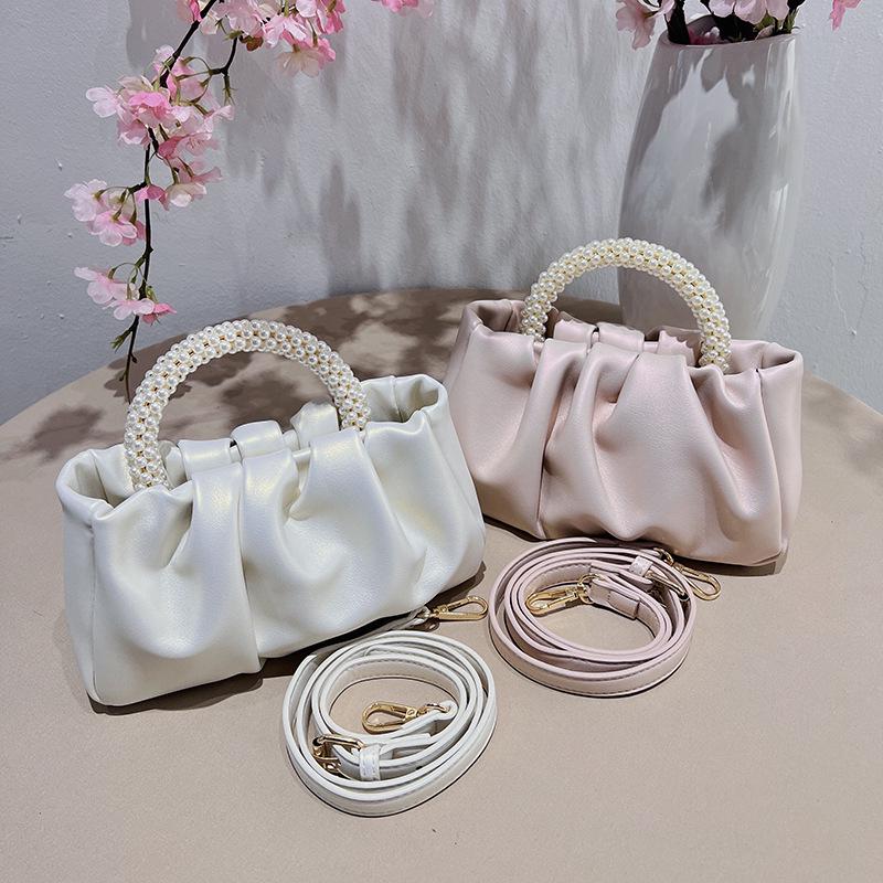 2024 Damen Elegante Perlenkette Wolken Crossbody-Tasche