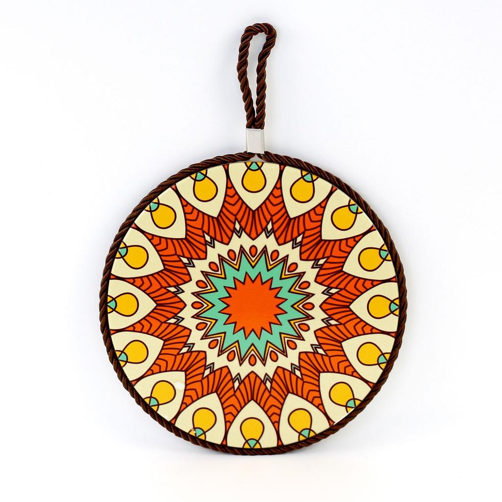 New Chinese Style Daily Dining Placemat Coaster Casserole Bowl Tableware Mat for Kitchen