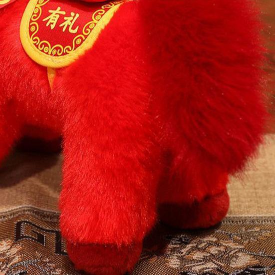 Horse Brings Wealth Plush Doll Soft PP Cotton Zodiac for Year of The Horse 2026 Cute Lucky Gift for Kids Collectors