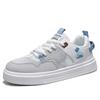 Mens Shoes 2025 Summer New Breathable White Shoes Mens Trendy and Versatile Thick Soled Sports Board Shoes Trendy Shoes