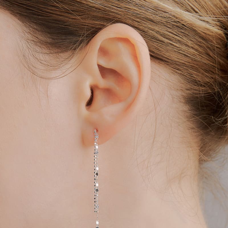 Hei 3chain Drop Earring