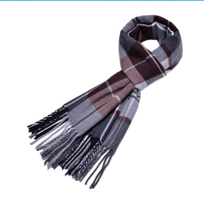 Winterschal Herrenschal Supermarktgeschenke, Dicker Schal, Echter Britischer Plaid-Thermoschal Plaid-Umfang
