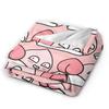 K-Kakaos F-Friends Apeach Heart Blankets Fleece All Season   Multifunction Warm Throw Blanket for Sofa Couch Rug Piece