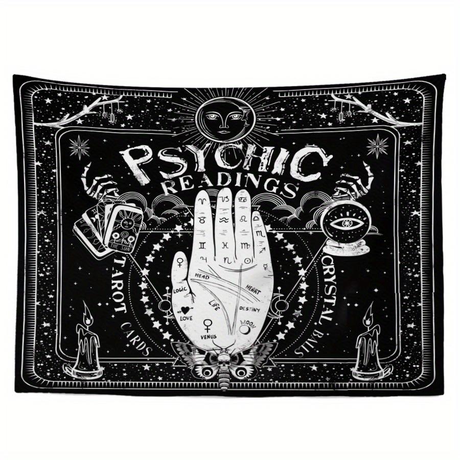 

Psychic Readings Tapestry Mystical Astrology Wall Art for a Magical Unique and ThoughtProvoking Decor Statement 74x94cm(29x37in)