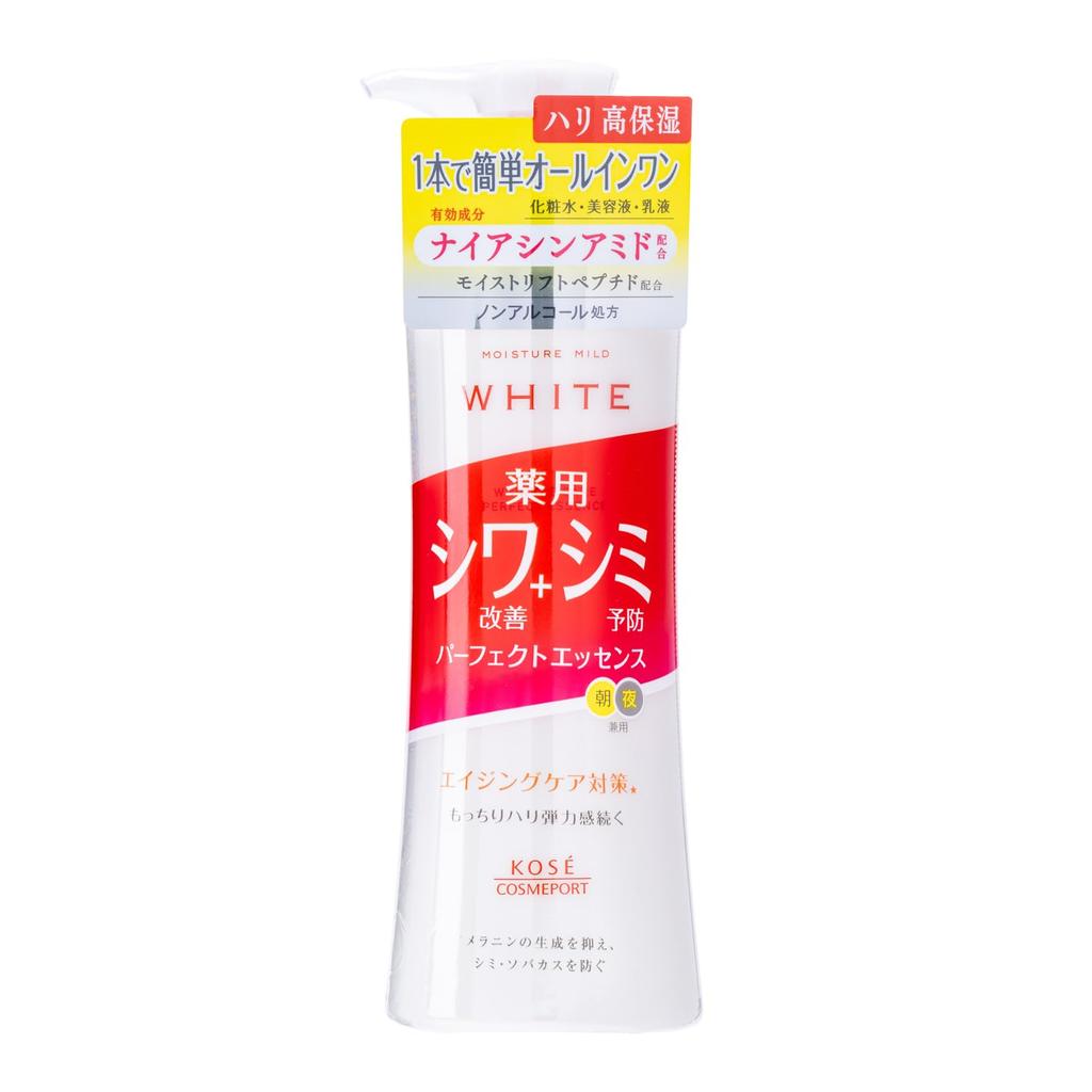 Moisture Mild White Wrinkle Care Perfect Pump 230ml Contains niacinamide for blemish wrinkle and KOSE Essence, All-in-One, Type, [Quasi-drug].