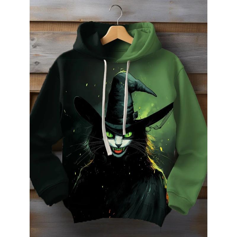Men's Crow Pumpkin Head Graphic Hoodie 3D Print Unisex Sweatshirt Autumn/Winter New Men Women Casual Pullover Y2k Tracksuit Coat