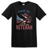 Thank You Veteran Eagle American Flag Military Support T Shirt W/ Tee
