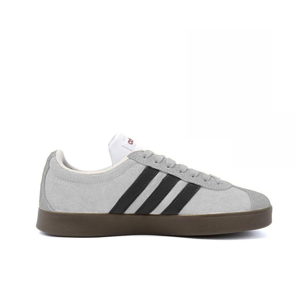 adidas Neo Vl Court Qingjue Butterfly, Amber Leather Low Top Skateboard Shoes Unisex Gray HQ1802(Team189-)