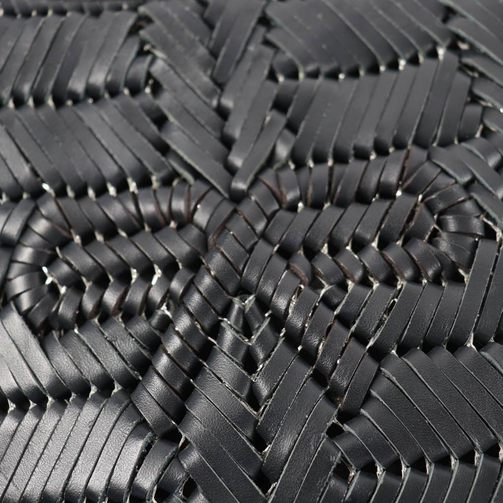 Great ANYA HINDMARCH  Handbag Neeson Hobo Bag Leather Dark gray leather Women Used