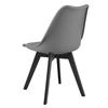 MARK chair - graphite / black legs x 2