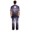 Men's Short Sleeve Pajama Set with Button Fly and Elastic Drawstring Waist - and Sleepwear
