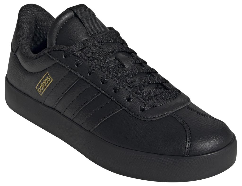 Adidas VL Court Unisex Core Metallic Size 3.0 Sneakers, Adult, NJI58, Black/Core Black/Gold (JI1441), 23.5cm