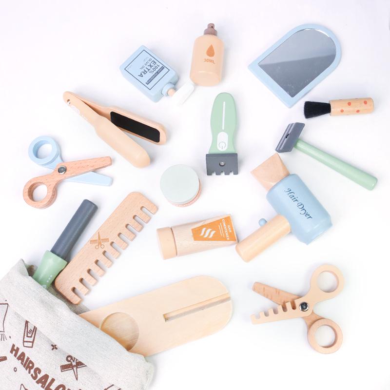 Children s Wooden Haircut Toy Set - Role-playing & Educational with CE CPC Certification
