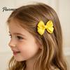 Soft Ribbon Hair Pins for Babies 10Pcs Baby Clips, Bows, Fully Covered Barrette Grosgrain Clip Toddler Bow Clips Girls Infants & Toddlers, No Tugging