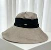 Big Brim Bucket Hat Women's Summer Sun Protection Visor Versatile Face Small Seaside Travel UV Protection Hat