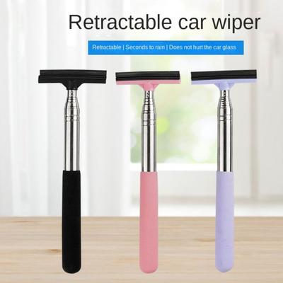 Intrekbare Auto Achteruitkijkspiegel Wisser Rubber Achteruitkijkspiegel Waterverwijderaar Draagbare Auto Wisser