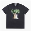 T-shirt da donna Ganni 252 Logo Pony A1050048