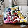 1pc Mighty Morphin Power Rangers2 Blanket, Gift, for Men and Women, Soft Blanket, Good for Sofa Bed Couch Travel, Lightweight Flannel Blanket