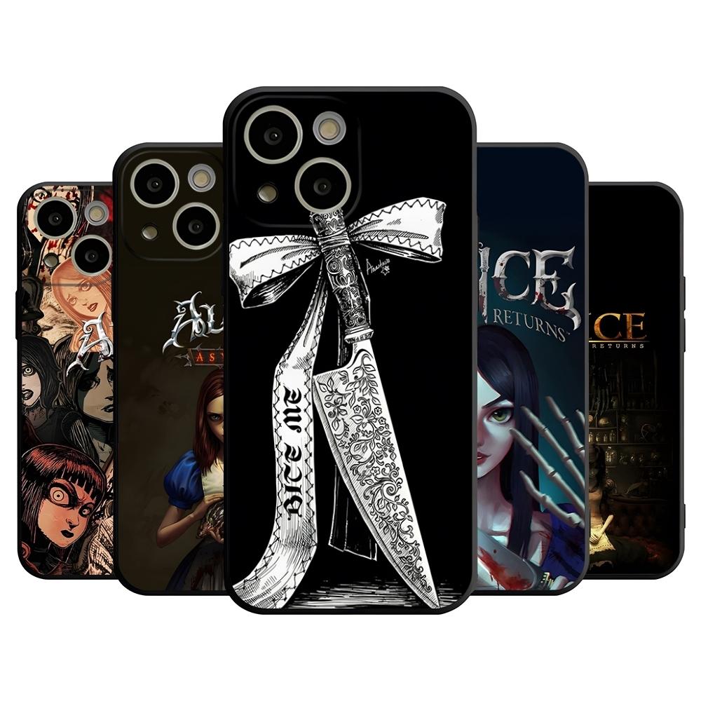 Game A-Alice Madness R-Returns Phone Case For 14 Pro Max For Apple Iphone 16 15 Po Max 12 Mini 11 13 Pro Xr X Xs 8 7 Plus Cover