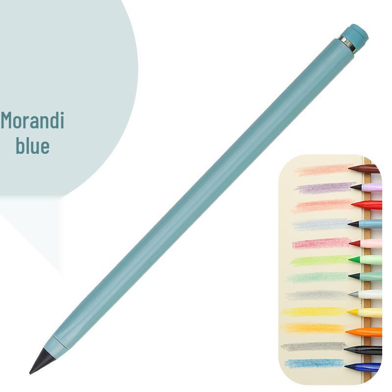 Erasable Posture Correcting Eternal Pencil - 12 Colors, No Sharpening Needed, Durable Lead, Perfect for Kids' Drawing.
