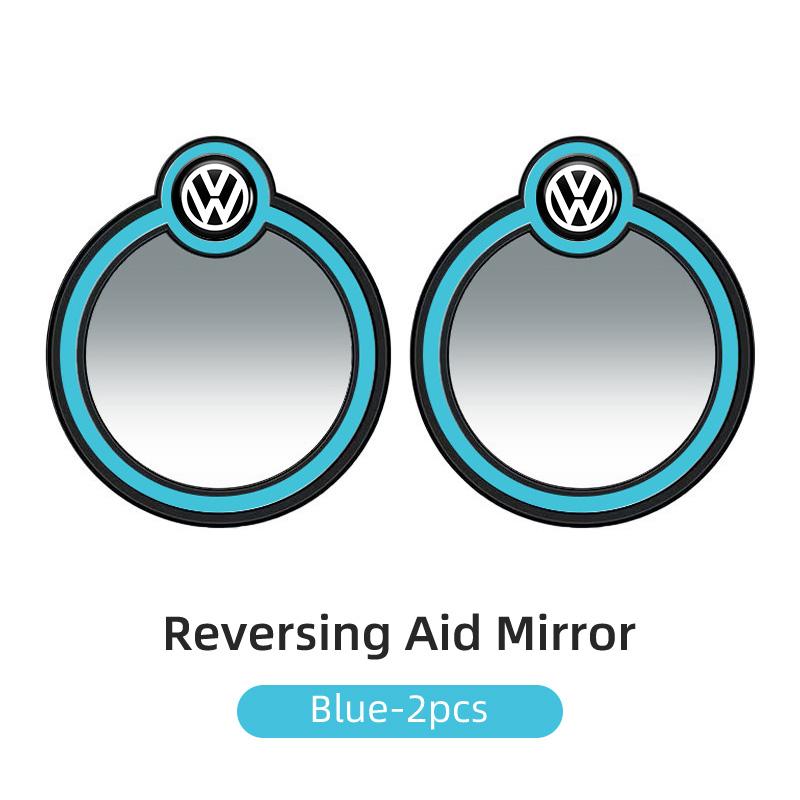 RSQ1 Car Stickers Rearview Mirror Auxiliary Blind Spot Assist Mirror with Suction Cup For VW Scirocc Beetle Tiguan Sharan Touran