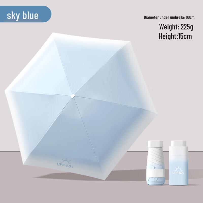 Мини-зонт-трость Handun с градиентом