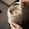 Brocade master cup storage bag Zisha pot protective bag Thickened premium travel portable bag Tea ceremony special tea