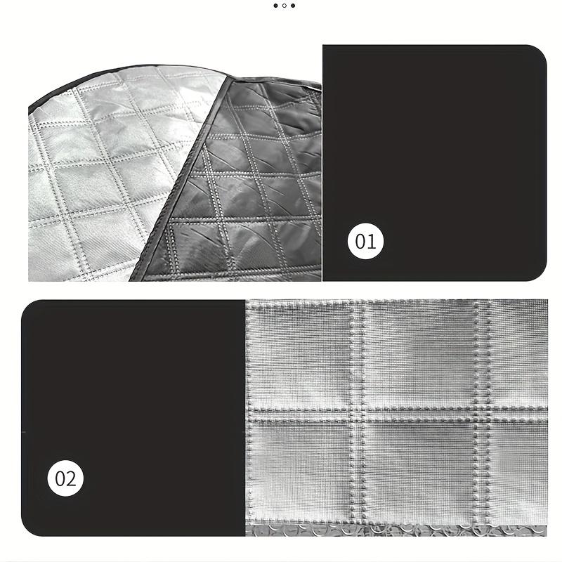 2Pcs Universal Car Steering Wheel Sunshade Cover - Heat Insulation & Sun Protection Protector for Summer