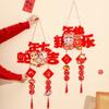 Chinese New Year 3D Ornaments New Year 2025 Desktop Decoration The Year of Snake Wall Hanging Pendants Chinese Spring Festival