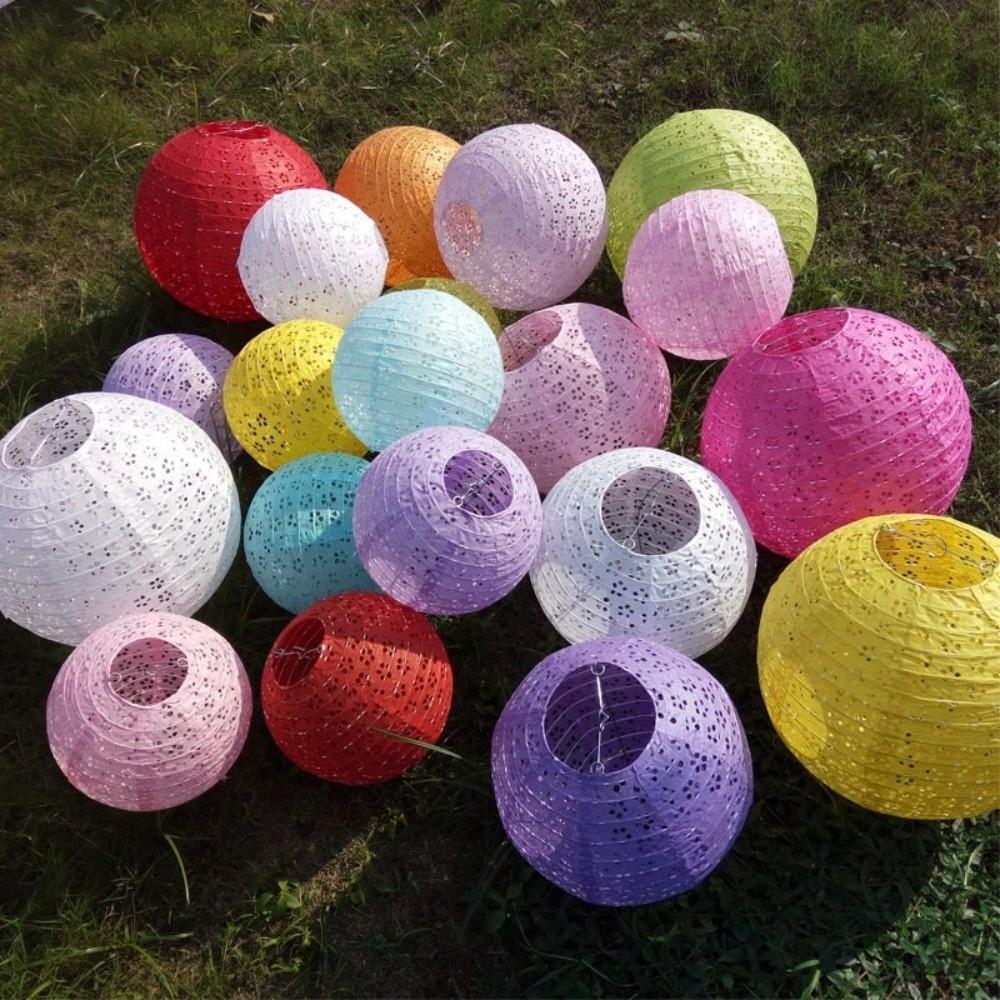 Hollow Out Festival Lanterns Ancient Style Handheld Lantern Chinese Paper Lanterns Holiday Party
