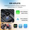 2-in-1-Kabel-zu-Kabel-CarPlay-Android-Autoadapter für OEM-Autoradio mit USB-Plug-and-Play