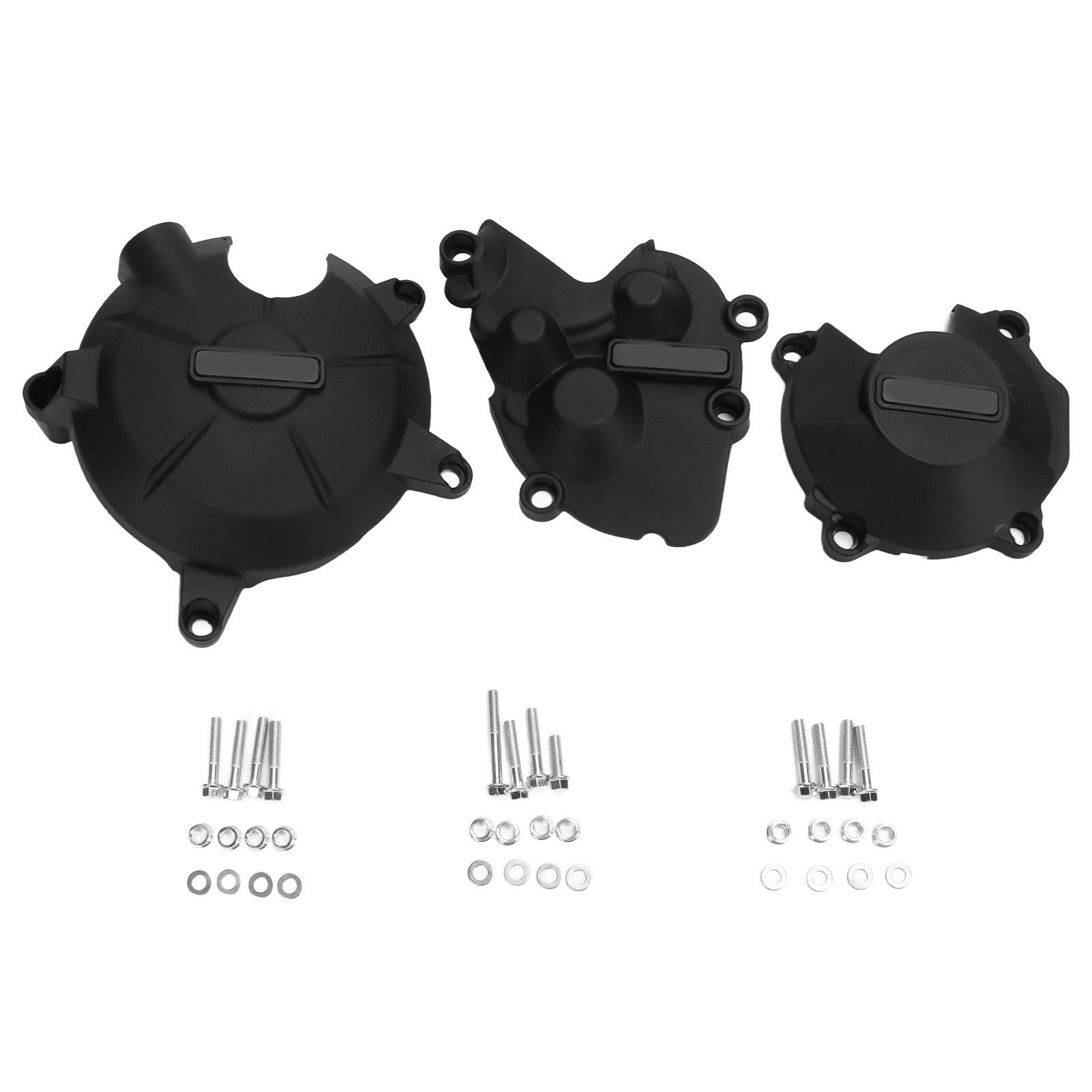 

3 шт./компл. Защитная крышка двигателя мотоцикла, термостойкая, замена для ZX‑6R 2007‑2021