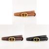 Classic Leather Belt For Women With Pin Buckle Casual Office Accessory For Spring