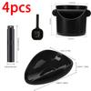 Coffee Bean Dosing Cup and Spoon Set Ceramic Dosing Vessel Measuring Tray Kit  Coffee Tools Espresso Accessories PTKFQJ01