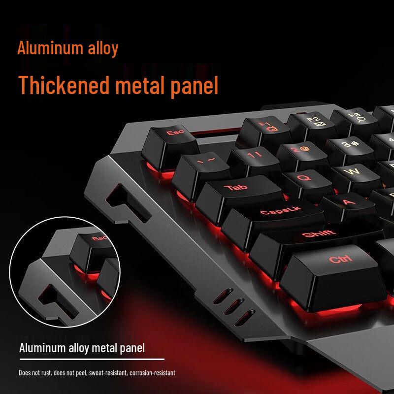 Pioneer GX80 Wired Gaming Set: Mechanical Feel Keyboard, Mouse & Headset for Office & E-sports.
