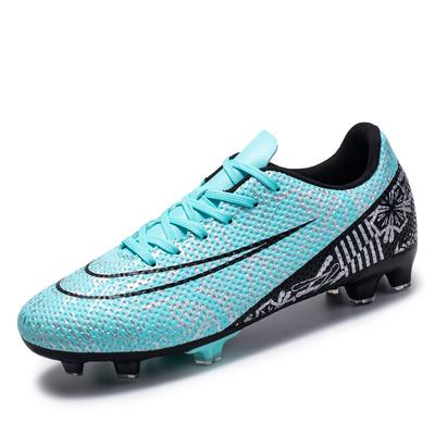 Low-top Football Shoes Tf Broken Nails Artificial Turf AG Nails Leather Feet Boys and Girls Children Youth Student Training Shoes