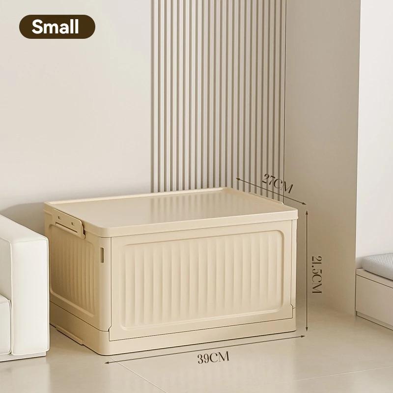 

1 PC Folding Storage Box Multifunction Foldable Organizer Container Plastic Sundries Storages Supplies Organizer Box with Lid