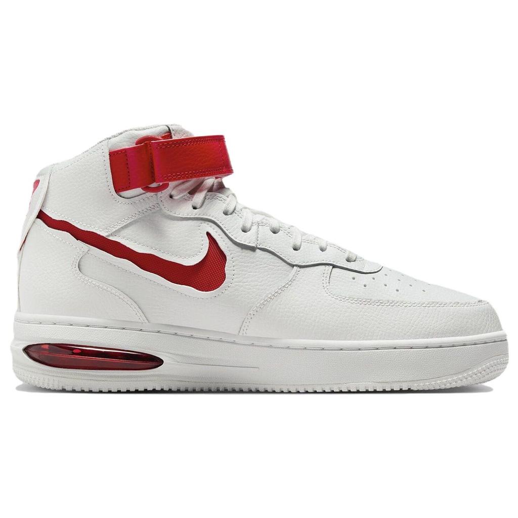 Nike Air Force 1 Mid Evo Summit White University Red Men Sneakers FB1374-102