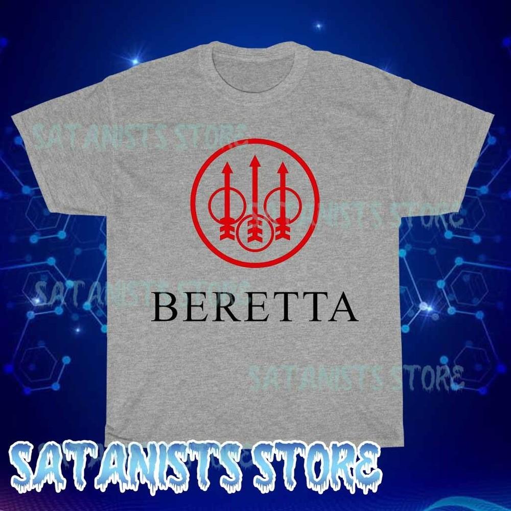 

New BERETTA Firearms Guns Logo Grey Hoodie Sweatshirt Funny Size S to 5XL M