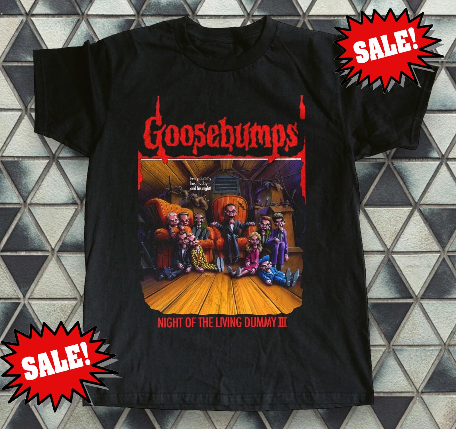 NEW Goosebumps Night of the Living Dummy III Cotton S to 5XL Black T Shirt CM784 XXXXL