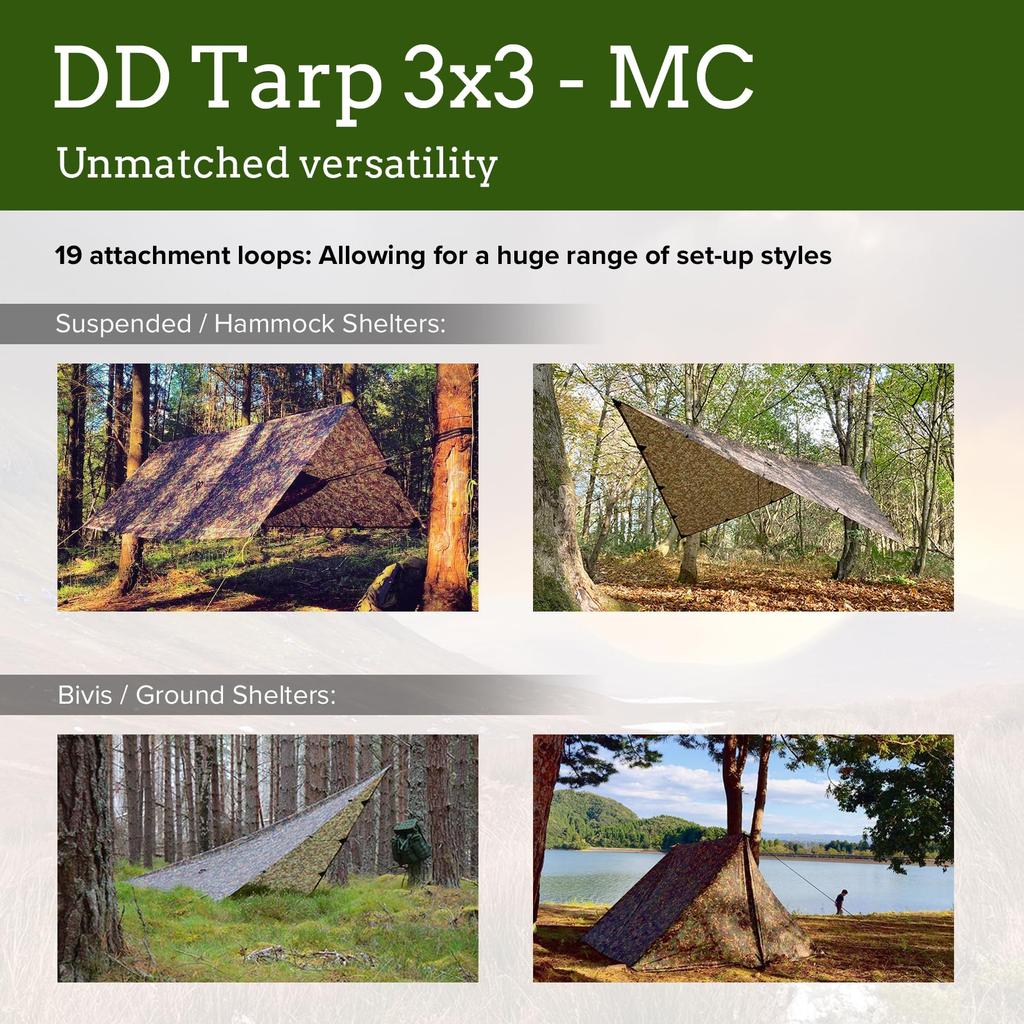 DD Hammocks DD Tarp 3x3 Genuine Japanese Product (MC) -