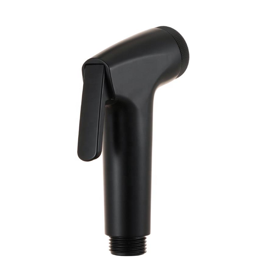 Chrome ABS Shower High Pressure Jet Cold Hot Hand Portable Black Shattaf Bidet Spray for Toilet