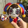 Wronged Pomni Plusie Doll 10cm Pendant Amazing Digital Circus Clown Pomni Stuffed Toy Peripheral Doll Kids XMAS Birthday Gift