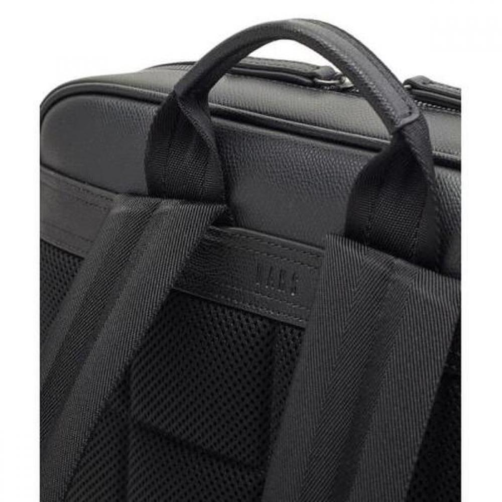 Daks Simple Black Leather Backpack Dbba2e337bk