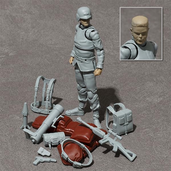Mobile Suit Gundam Streitkräfte der Erd-Föderation Allgemeiner Soldat 02 Actionfigur G.M.G.PROFESSIONAL 1/18