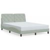 VidaXL Bed Frames Without Mattress, Upholstered Bed, Slat Base, Double Bed, Adult Bedroom Interior Bed, 3207923