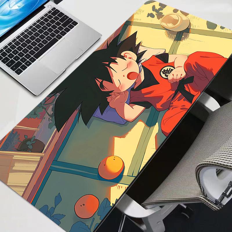 Mouse Pad Dragon Ball Son Goku Professional Esports Gamers Speed Pc Gaming Rubber Keyboard Notbook Desk Mat Mousepad