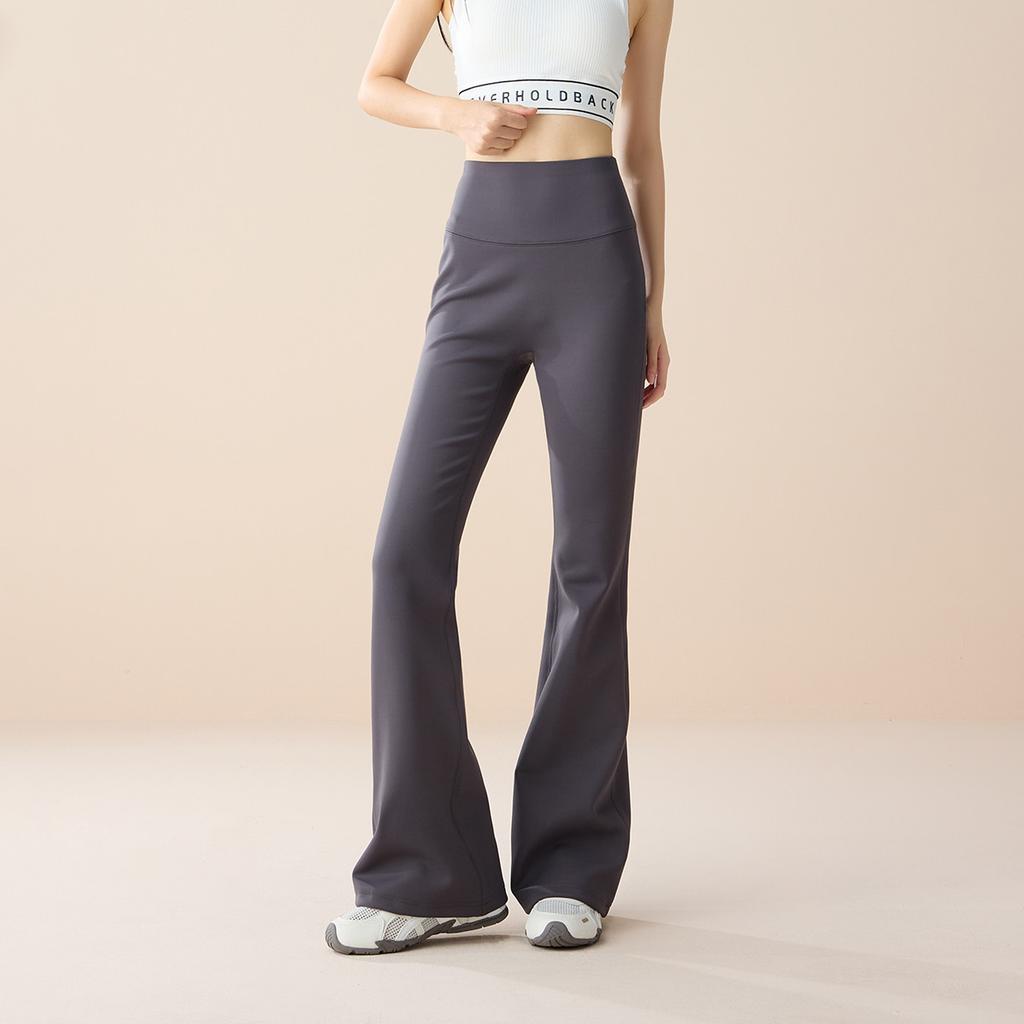 Elastic Sports and Casual Bell Bottom Pants for Women